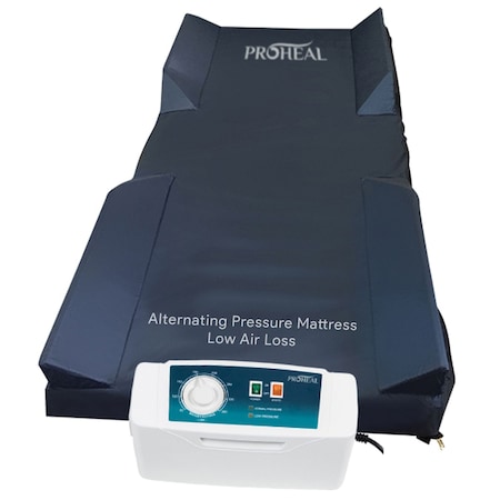 Proheal Low Air Loss / Alternating Pressure Mattress System w/ Raised Rails 36"x80"x8"/11" PH-80030RR